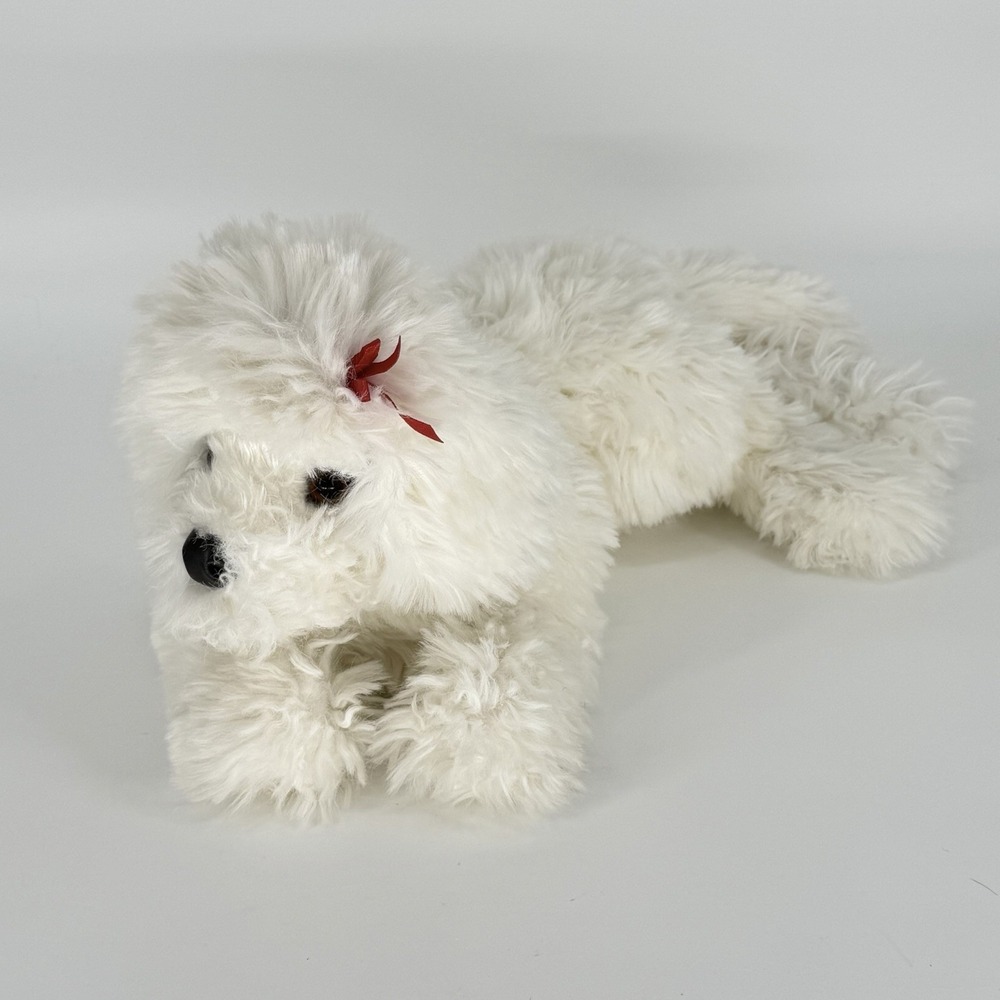 Douglas Marcelle Bichon Frise 22" Plush Dog White Fluffy Stuffed Animal Large